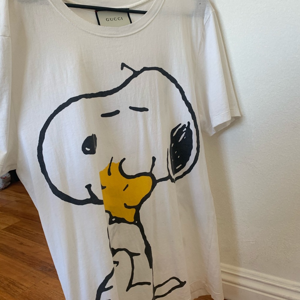 Gucci snoopy t shirt